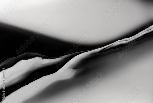 Abstract Background: Black & White Water Scene, Generative AI