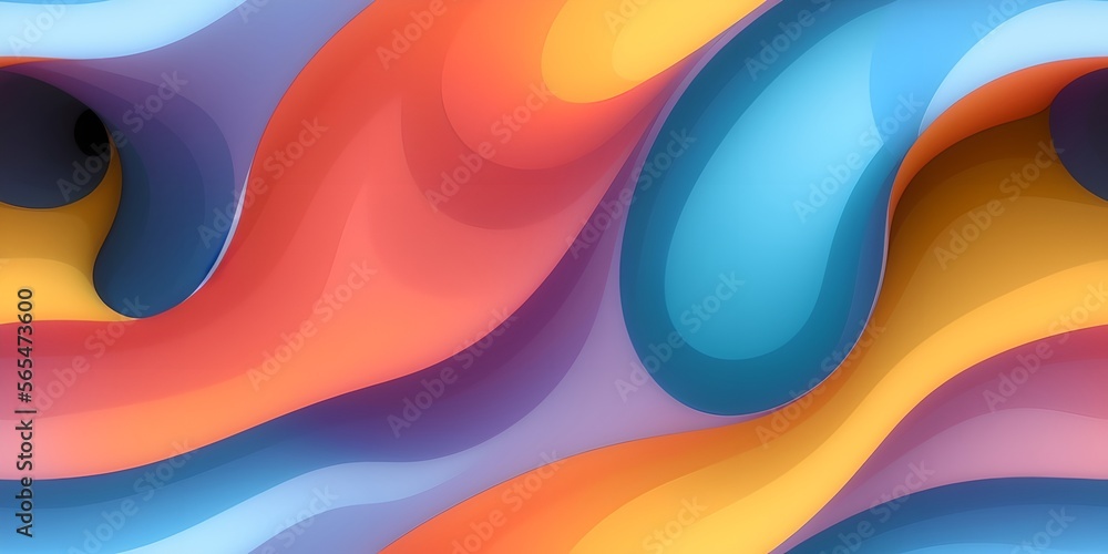 Smooth wave flowing rainbow gradient background 3D, liquid abstract wallpaper design. Smooth wave flowing rainbow gradient background 3D, liquid abstract wallpaper design.