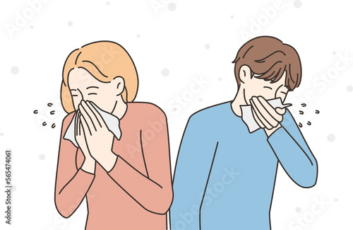 Unhealthy people suffer from cold