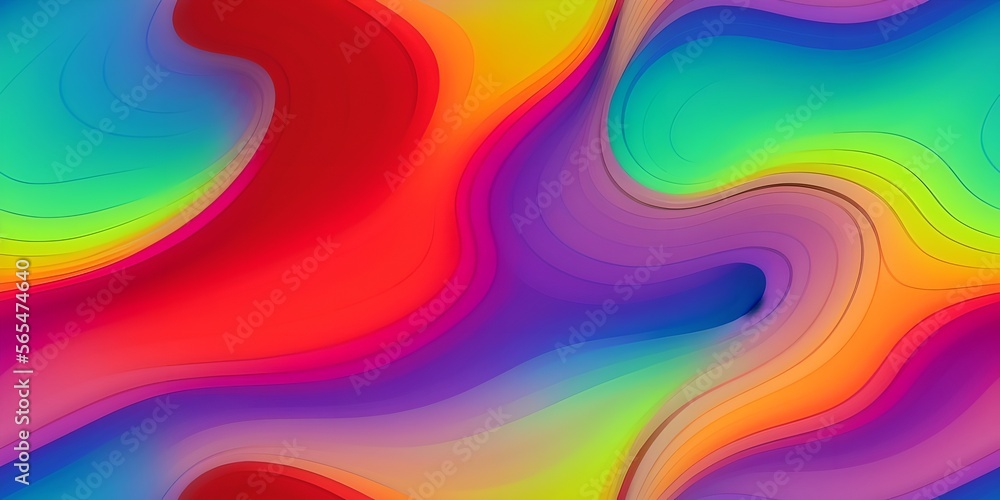 Smooth wave flowing rainbow gradient background 3D, liquid abstract wallpaper design. Smooth wave flowing rainbow gradient background 3D, liquid abstract wallpaper design.