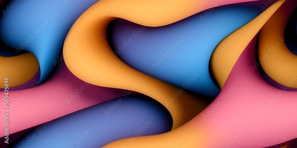 Smooth wave flowing rainbow gradient background 3D, liquid abstract wallpaper design. Smooth wave flowing rainbow gradient background 3D, liquid abstract wallpaper design.