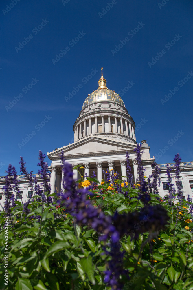 West Virginia state capitol in Charleston, West Virginia