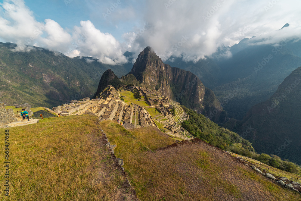 Panoramic Machu Picchu, Cusco Peru Panoramic Machu Picchu, Cusco Peru