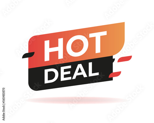 Hot deal vector symbol. Hot deal icon