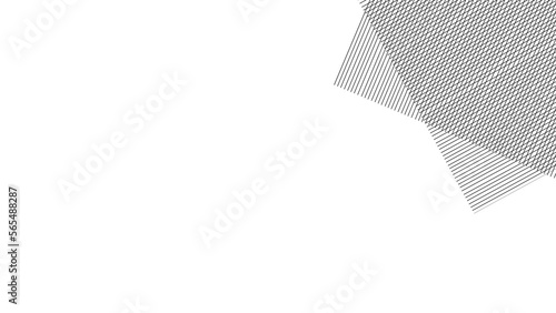 Modern abstract white square background