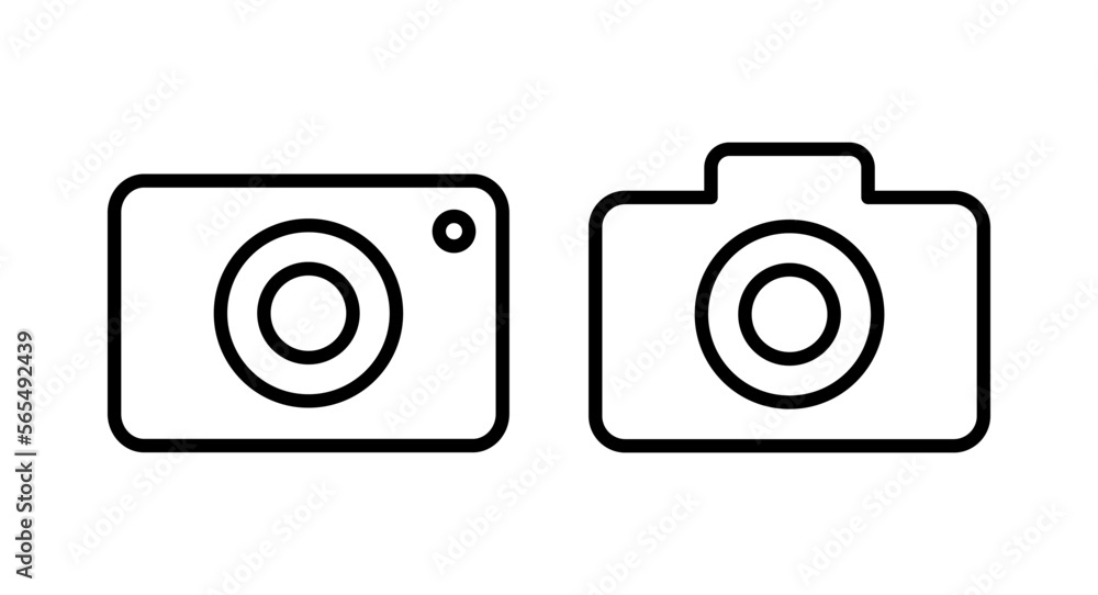 Camera icon vector illustration. photo camera sign and symbol. photography icon. Camera icon vector illustration. photo camera sign and symbol. photography icon.