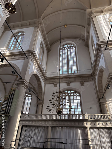 Interior of the Westerkirk in Amsterdam