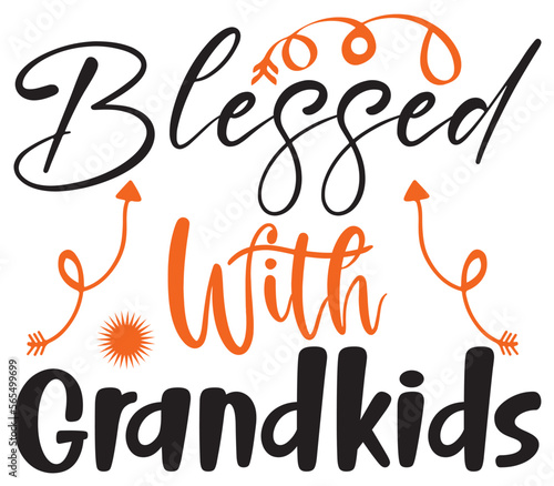Blessed With Grandkids, Mother's day SVG Bundle, Mother's day T-Shirt Bundle, Mother's day SVG, SVG Design, Mother's day SVG Design