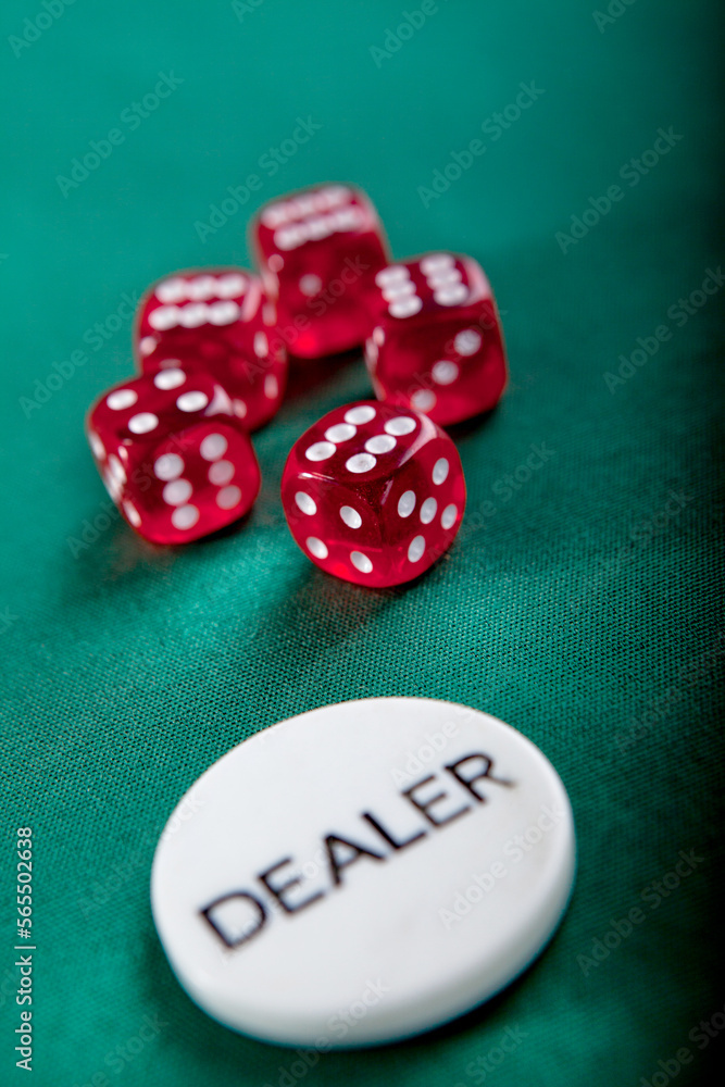 Gambling Concept Dice Gambling Concept Dice