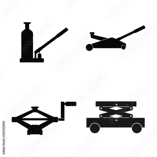 car jack icon vetor