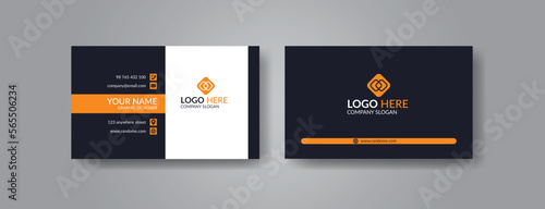 modern business card template design. Simple creative visiting card