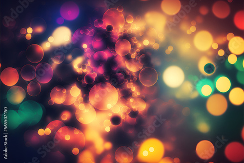 abstract bokeh background filtered effect , vibrant gradient