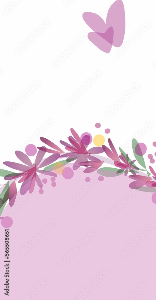 pink background with flowers pink background with flowers