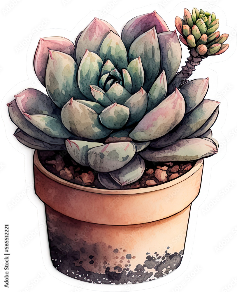 blossom succulent in ceramic pot blossom succulent in ceramic pot