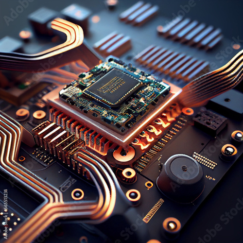 Circuits of a video card IA