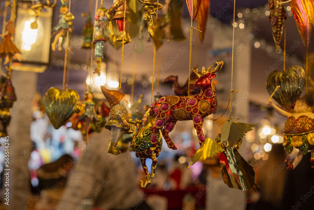 
Christmas fair, decorative decorations