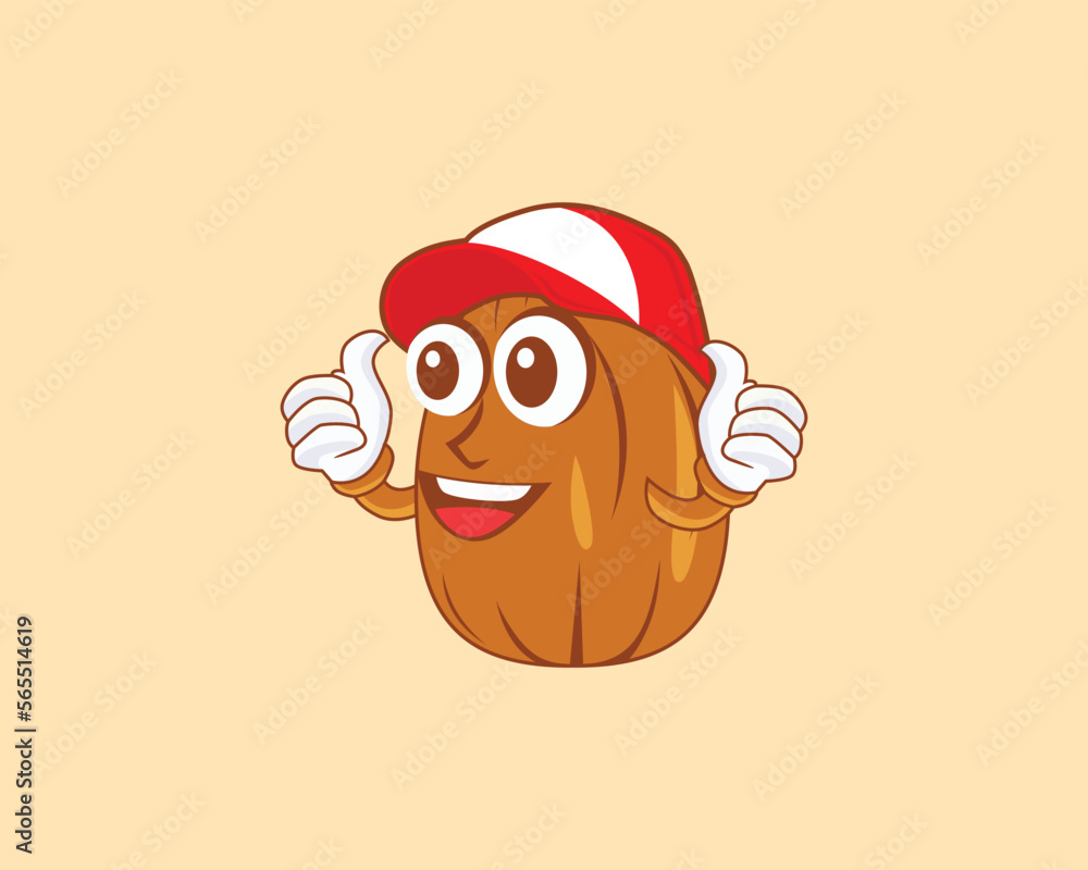 Nut boys Logo Cartoon illustration Stock Vector Adobe Stock