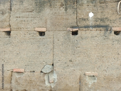old wall with a window in Colombia