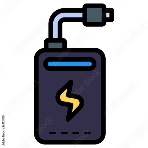 power bank device illustration