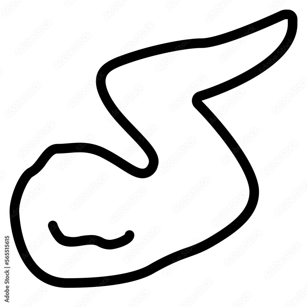 wing stick outline icon