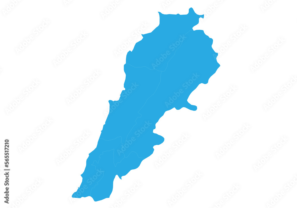 lebanon map. High detailed blue map of lebanon on PNG transparent background. lebanon map. High detailed blue map of lebanon on PNG transparent background.