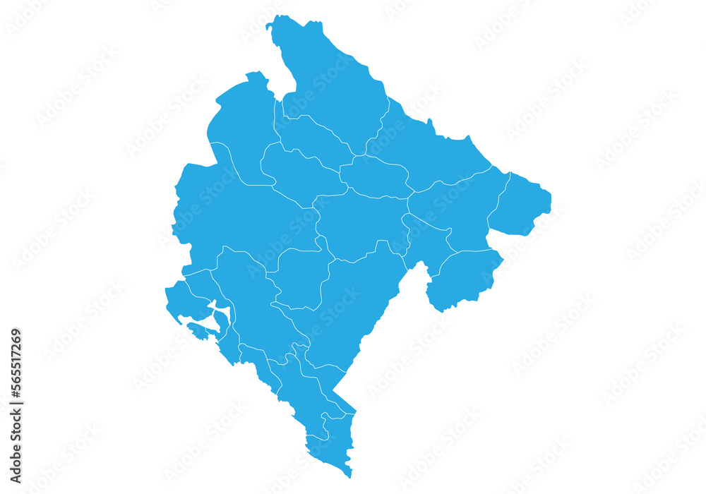montenegro map. High detailed blue map of montenegro on PNG transparent background. montenegro map. High detailed blue map of montenegro on PNG transparent background.