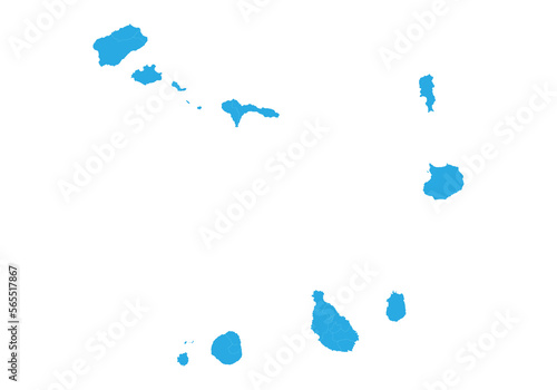 Fotografi cape Verde map