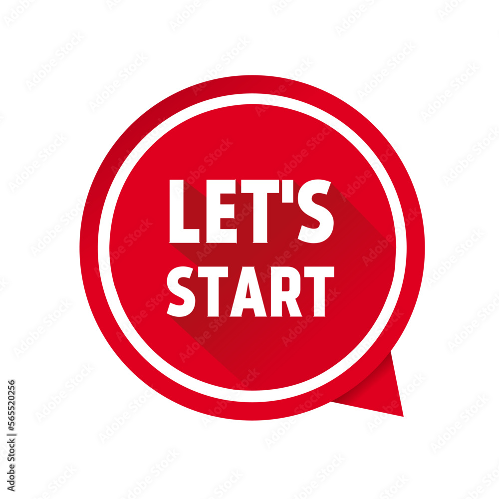 Let's Start. Let's Start business Concept. Let's start banner for business, journey. Flat vector illustration. Let's Start. Let's Start business Concept. Let's start banner for business, journey. Flat vector illustration.