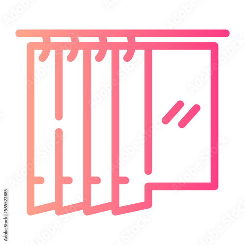 blinds gradient icon