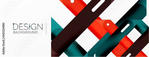 Background overlapping lines. Dynamic lines abstract wallpaper. Straight lines composition vector illustration for wallpaper banner background or landing page