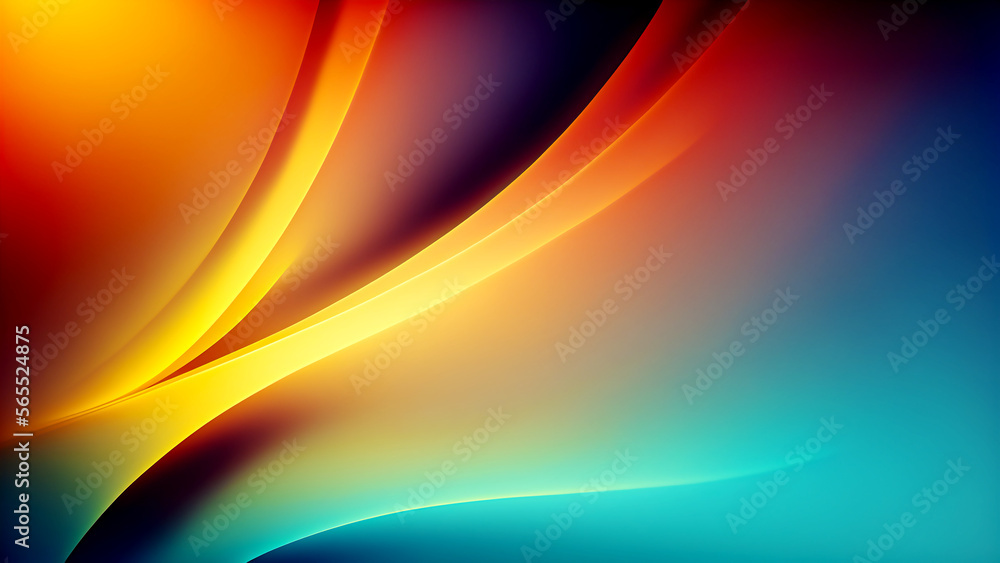Background image, abstract art, gradient, light, color, digital illustration, generated by AI Background image, abstract art, gradient, light, color, digital illustration, generated by AI