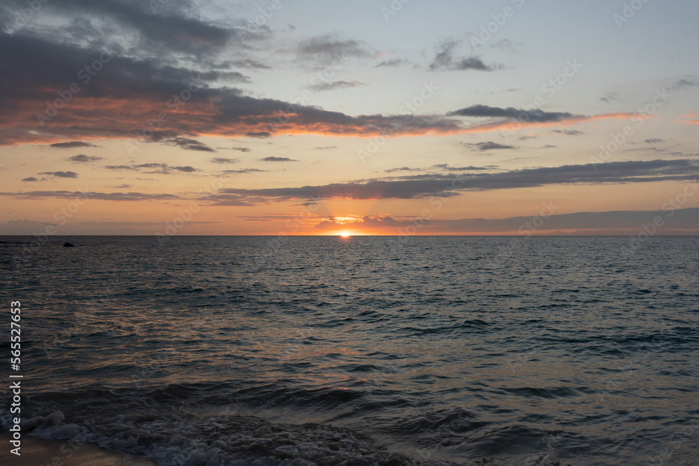Obraz premium sunset in the sea