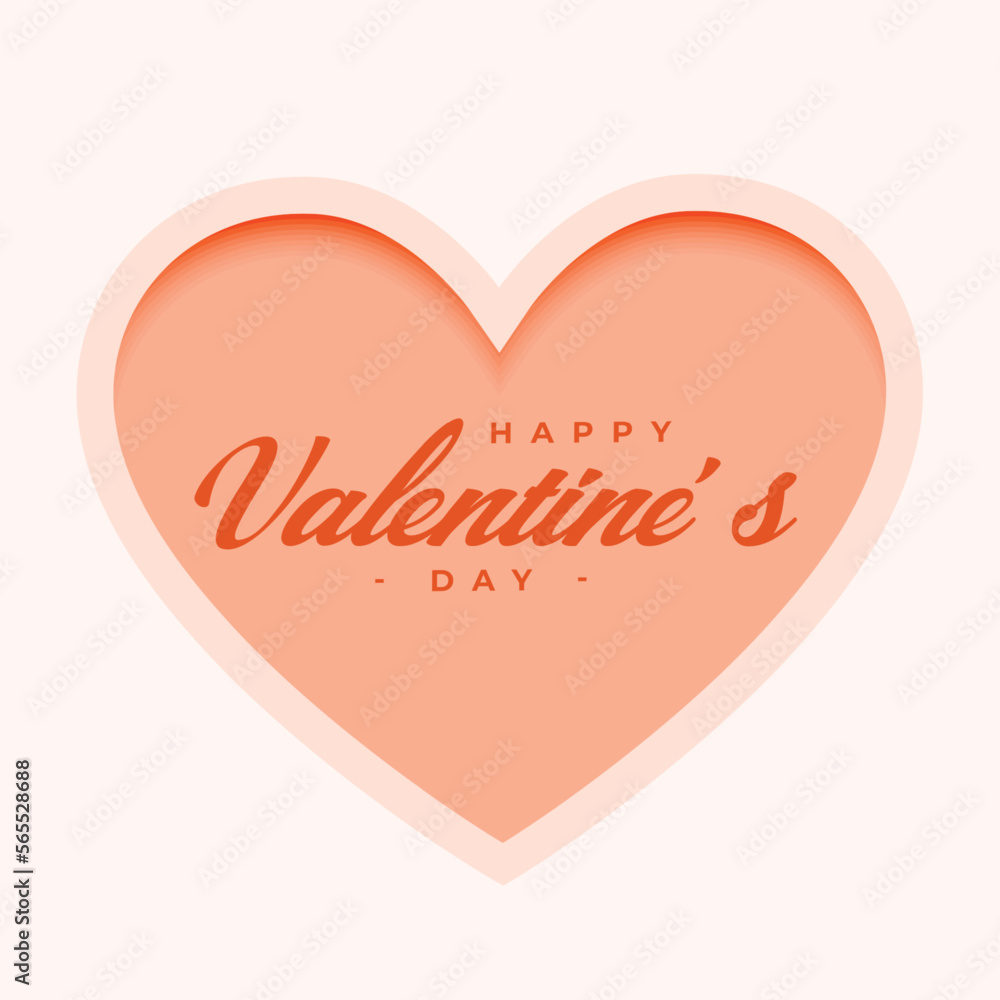 minimal happy valentines day love heart background minimal happy valentines day love heart background