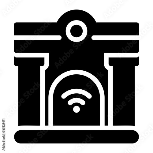 chimney glyph icon