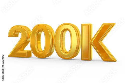 200K Follower Golden Number 