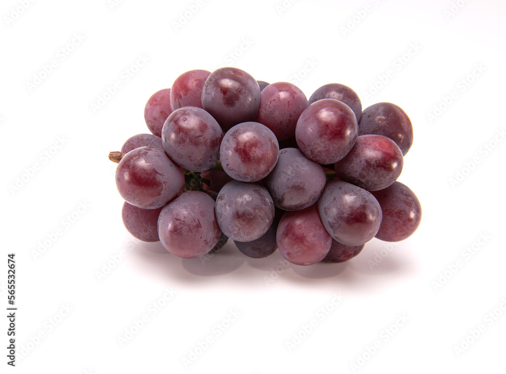 Bunch of japanese grape isolated on white background.