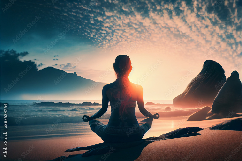 Yoga Relaxation Meditation and Mindfulness background