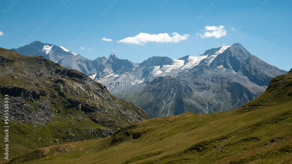 View of La Vanoise summit, French Alps