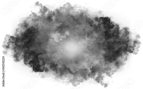 cloud puff transparent element