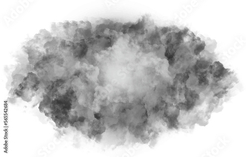 Cloudy fog smoke effect