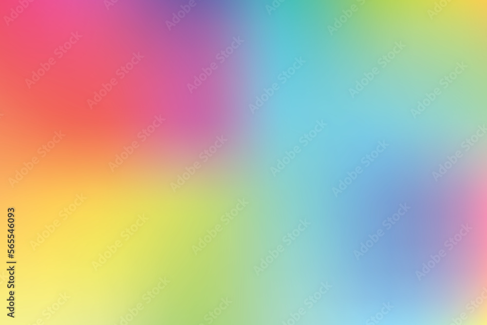 Vibrant and softly blurred abstract wallpaper background