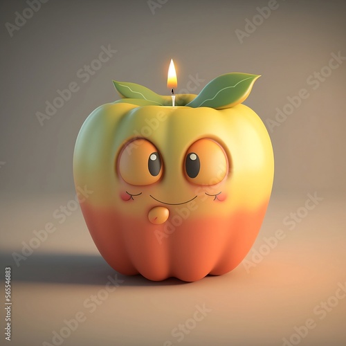 Apple cartoon character  © shivaniii