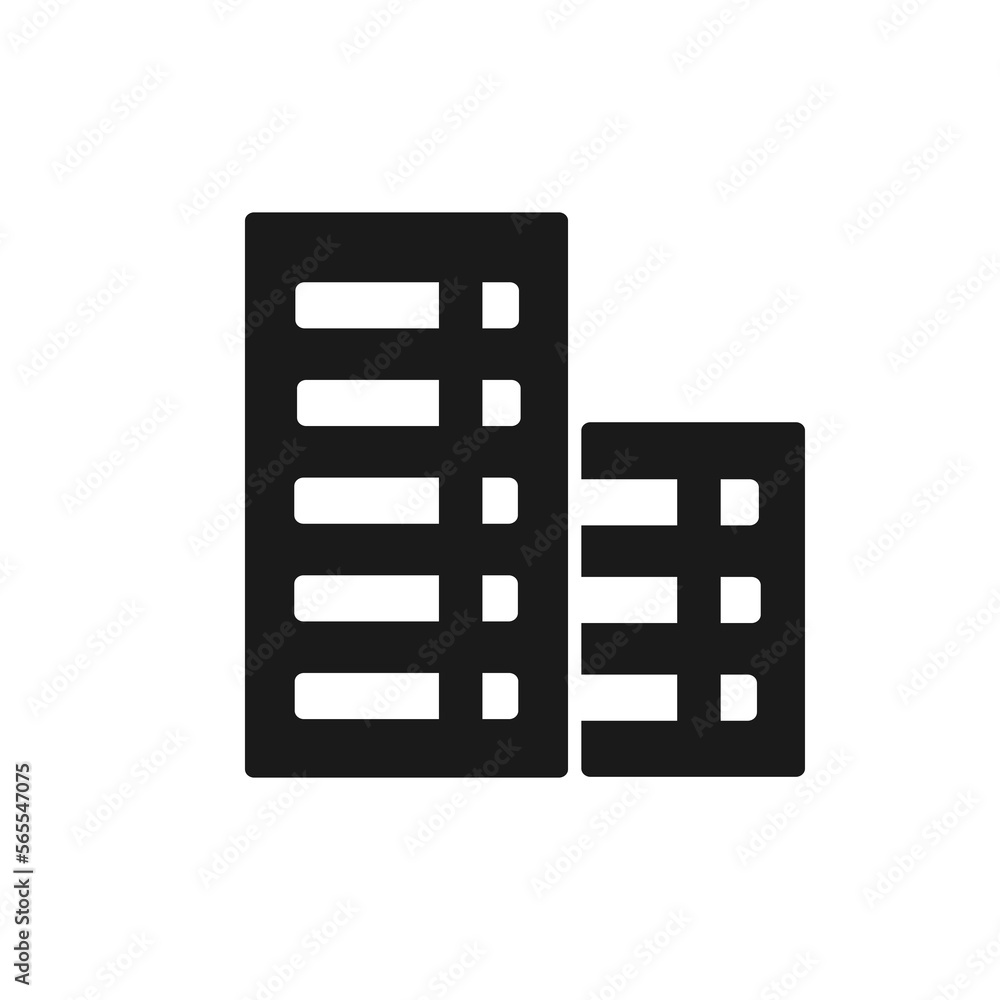 Vector illustration, logo, house icon, building. Isolated on a white background. Vector illustration, logo, house icon, building. Isolated on a white background.