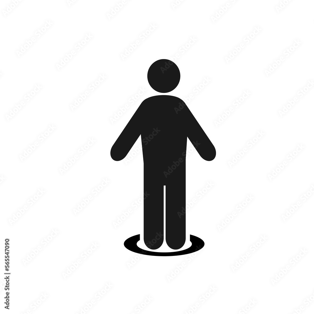 Vector illustration, human, people icon. Vector illustration, human, people icon.
