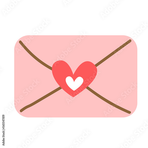 love letter valentines day design
