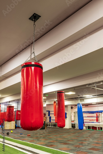 punching bag, boxing indoors, for power sport for punch and lifestyle strength, knockout club