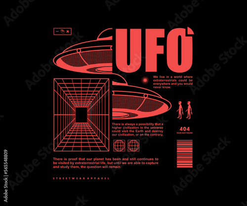 Another dimension , Alien invasion, ufo t shirt design, vector graphic, typographic poster or tshirts street wear and Urban style