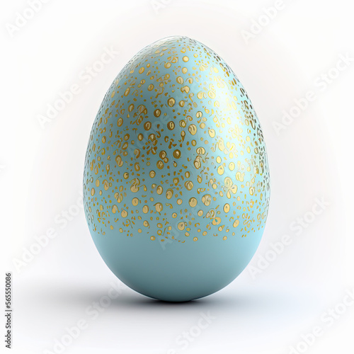 Colorful easter egg created with generative AI