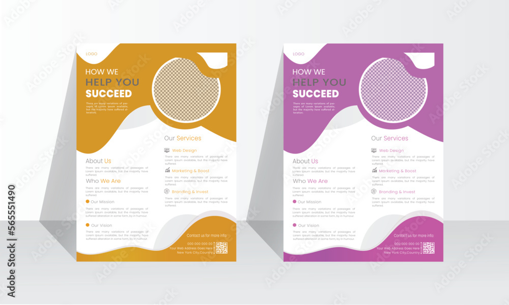 Modern Business flyer template and clean business flyer Modern Business flyer template and clean business flyer