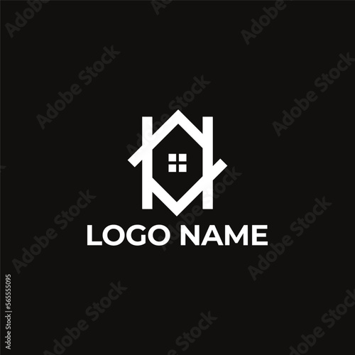 Vector real estate logo design concept design